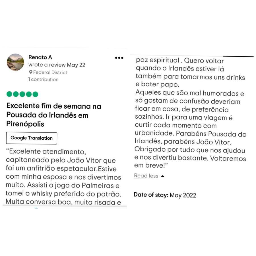 Pousada Do Irlandes Pirenópolis Zewnętrze zdjęcie